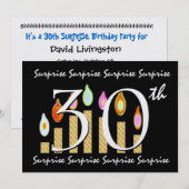 Einladung zum 30. Geburtstag (Vorne/Hinten)