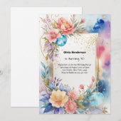 Einladung zum 30. Geburtstag (Vorne/Hinten)