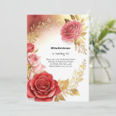 Einladung zum 30. Geburtstag (Stehend Vorderseite)