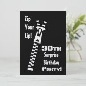 Einladung zum 30. Geburtstag (Stehend Vorderseite)