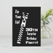 Einladung zum 30. Geburtstag (Stehend Vorderseite)