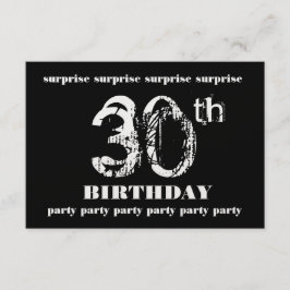 Einladung zum 30. Geburtstag