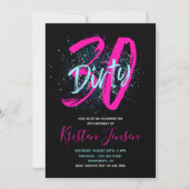 Einladung zum 30. Geburtstag | 30. Einladung zum G (Vorderseite)