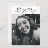 Einladung zum 30. Geburtstag | Foto 30. Geburtstag (Rückseite)