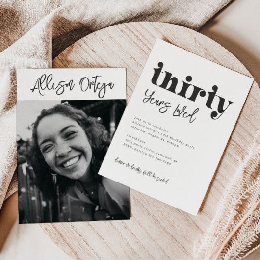 Einladung zum 30. Geburtstag | Foto 30. Geburtstag