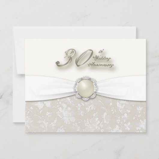 Einladung zum 30. Hochzeitstag (Vorderseite)
