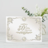 Einladung zum 30. Hochzeitstag (Stehend Vorderseite)