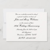 Einladung zum 30. Hochzeitstag (Rückseite)