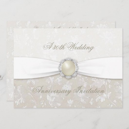 Einladung zum 30. Hochzeitstag (Vorne/Hinten)