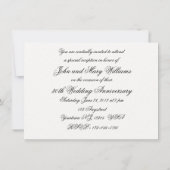 Einladung zum 30. Hochzeitstag (Rückseite)