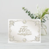 Einladung zum 30. Hochzeitstag (Stehend Vorderseite)