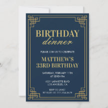Einladung zum 33. Geburtstag Geburtstagsessen Männ