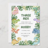 Einladung zum 3. Geburtstag (Vorderseite)