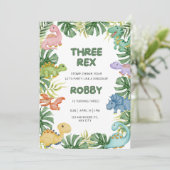 Einladung zum 3. Geburtstag (Stehend Vorderseite)