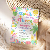 Einladung zum 3. Geburtstag im Sommer - Einschlag 