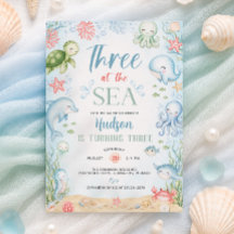 Einladung zum 3. Geburtstag: Three at the Sea
