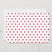 Einladung zum 40. Geburtstag mit Foto (Rückseite)