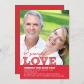 Einladung zum 40. Hochzeitstag (Vorne/Hinten)