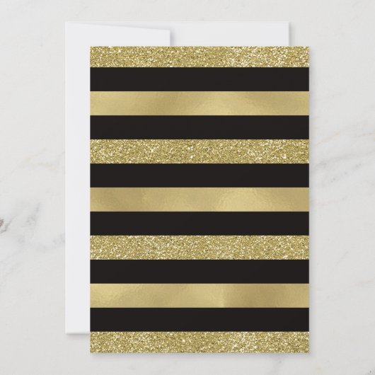 Einladung zum 40. Hochzeitstag, Imitate Glitzer (Rückseite)