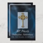 Einladung zum 40. Jubiläum der Ordination Nr. (Vorne/Hinten)