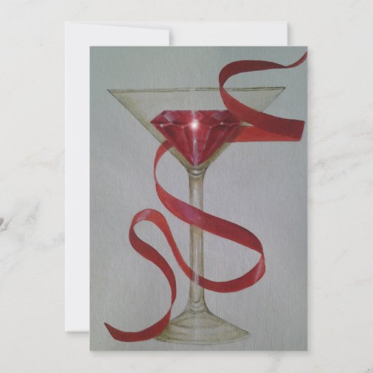 Einladung zum 40. Ruby Wedding Jubiläum (Rückseite)