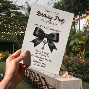 Einladung zum 41. Geburtstag für Frauen