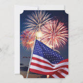 Einladung zum 4. Juli Barbecue Party (Rückseite)