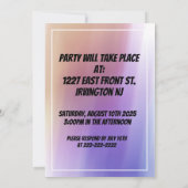 Einladung zum 50. Geburtstag (Rückseite)