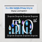 Einladung zum 50. Geburtstag (Vorne/Hinten)