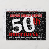 Einladung zum 50. Geburtstag (Vorne/Hinten)