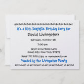 Einladung zum 50. Geburtstag (Rückseite)