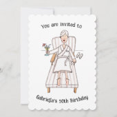 Einladung zum 50. Geburtstag oder jedem anderen Al (Vorderseite)
