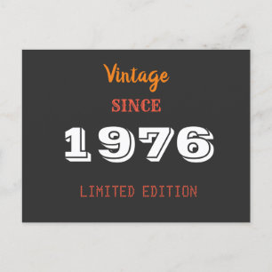 Einladung zum 50. Geburtstag - Vintag 1976 Limited
