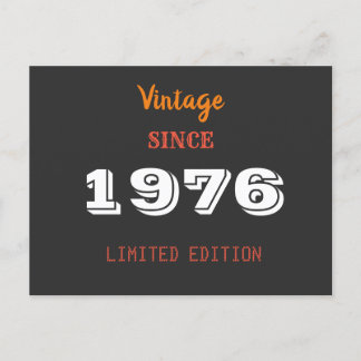 Einladung zum 50. Geburtstag - Vintag 1976 Limited