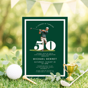Einladung zum 50. Geburtstag von Green Golf
