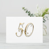 Einladung zum 50. Hochzeitstag (Stehend Vorderseite)
