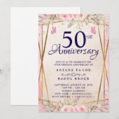 Einladung zum 50. Hochzeitstag (Vorne/Hinten)