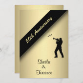 Einladung zum 50. Hochzeitstag (Vorne/Hinten)