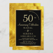 Einladung zum 50. Hochzeitstag (Vorne/Hinten)