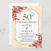 Einladung zum 50. Hochzeitstag (Vorne/Hinten)