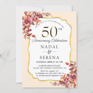 Einladung zum 50. Hochzeitstag