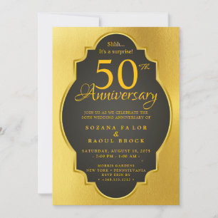 Einladung zum 50. Hochzeitstag