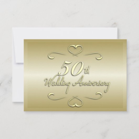 Einladung zum 50. Hochzeitstag (Vorderseite)