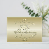 Einladung zum 50. Hochzeitstag (Stehend Vorderseite)