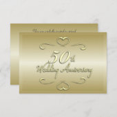 Einladung zum 50. Hochzeitstag (Vorne/Hinten)