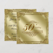 Einladung zum 50. Hochzeitstag (Vorne/Hinten)