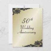 Einladung zum 50. Hochzeitstag (Rückseite)