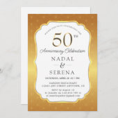 Einladung zum 50. Hochzeitstag (Vorne/Hinten)