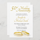 Einladung zum 50. Hochzeitstag (Vorne/Hinten)