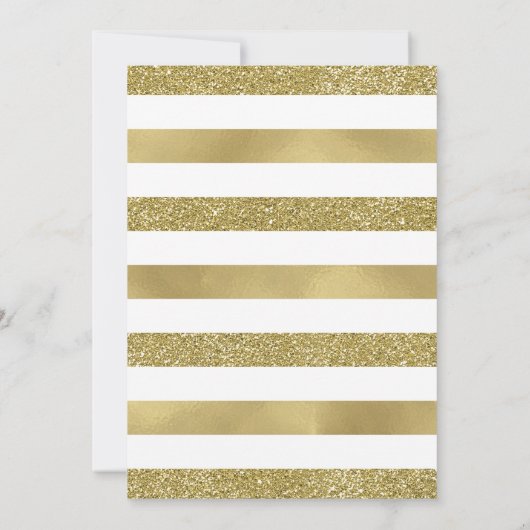 Einladung zum 50. Hochzeitstag, Imitate Glitzer (Rückseite)